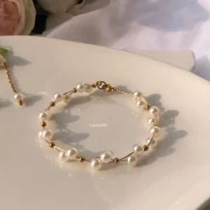 Pearly Swirly Bracelet