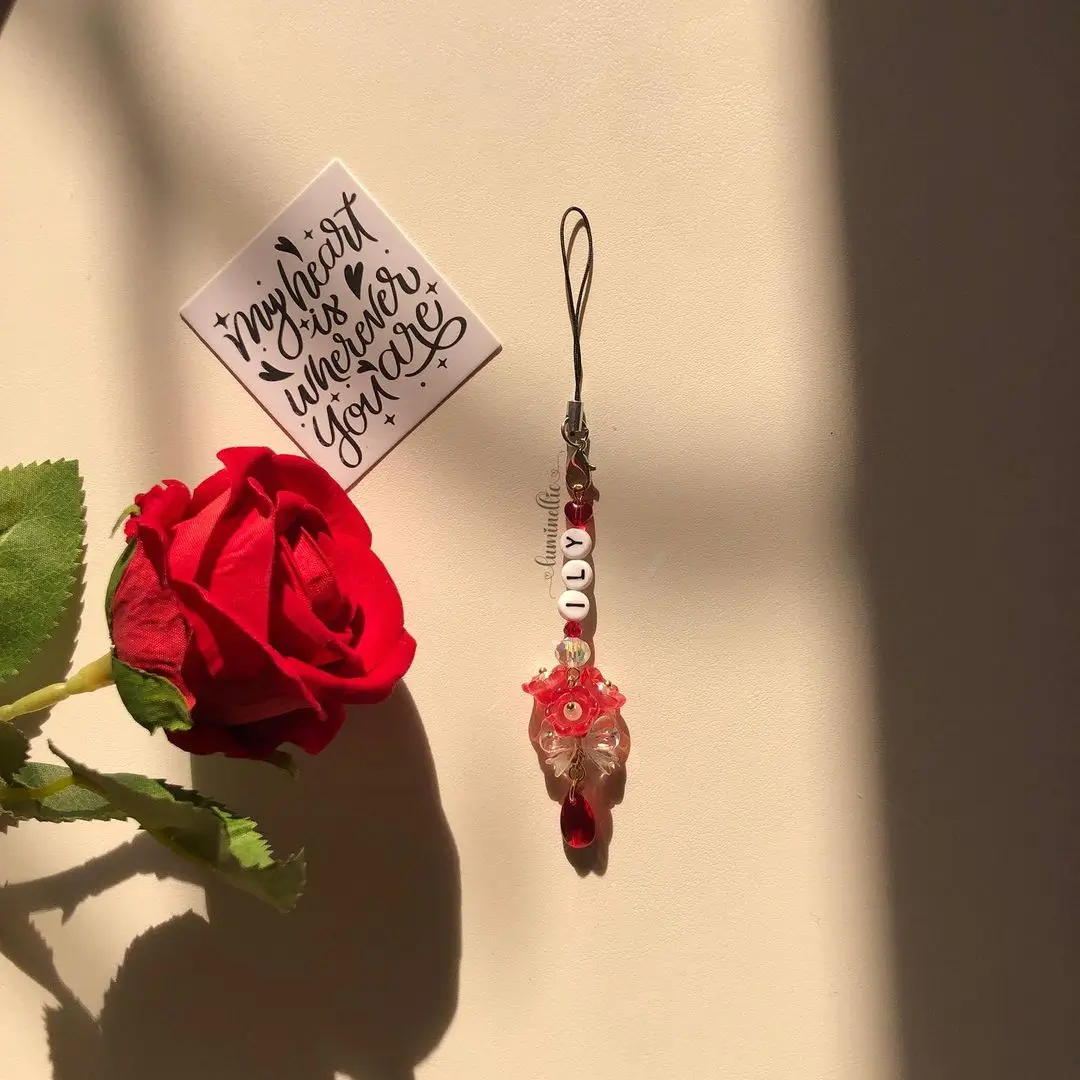 Red Bouquet Charm